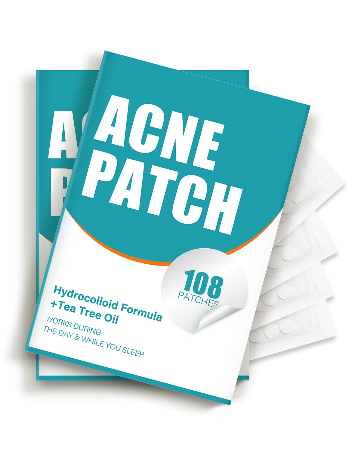 Pimple Patches with Tea Tree Oil, Hydrocolloid Acne Patches for Spot Treatment, Zit Patch, Blemish Cover, Two Sizes, Vegan, Cruelty Free (108 Count (Pack of 1)) Pimple Patches with Tea Tree Oil, Hydrocolloid Acne Patches for Spot Treatment, Zit Patch, Blemish Cover, Two Sizes, Vegan, Cruelty Free (108 Count (Pack of 1))