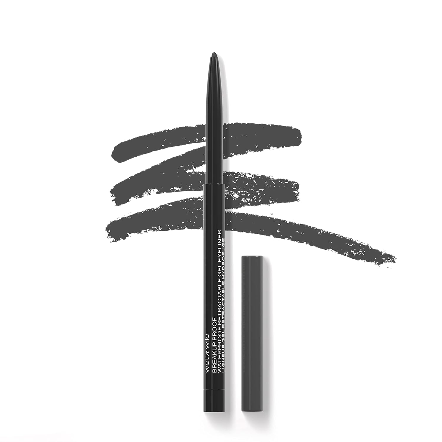wet n wild Breakup Proof Waterproof Retractable Gel Eyeliner Charcoal wet n wild Breakup Proof Waterproof Retractable Gel Eyeliner Charcoal
