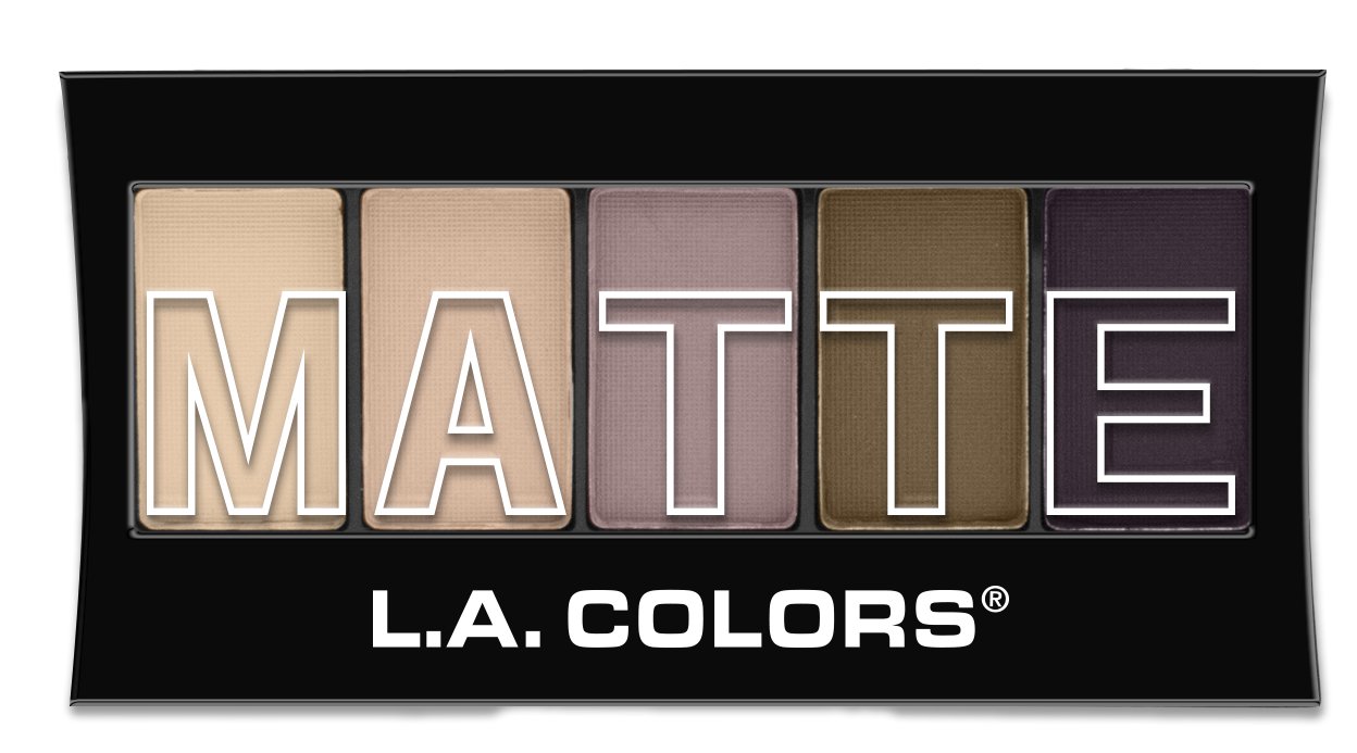 L.A. Colors 5 Color Matte Eyeshadow, Natural Linen, 0.25 oz. L.A. Colors 5 Color Matte Eyeshadow, Natural Linen, 0.25 oz.