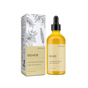 60 ML Eelhoel Veganic Natural Hair Growth Oil, Carvenchi Hair Growth Rosemary Oil for Women and Men Dry Damaged Thin Hair Growth.