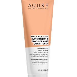 Acure Daily Workout Watermelon Conditioner | 100% Vegan | For Oily, Environmental Stressed, Workout Heavy Hair | Watermelon & Blood Orange – Gentle Everyday Formula | 8 Fl Oz