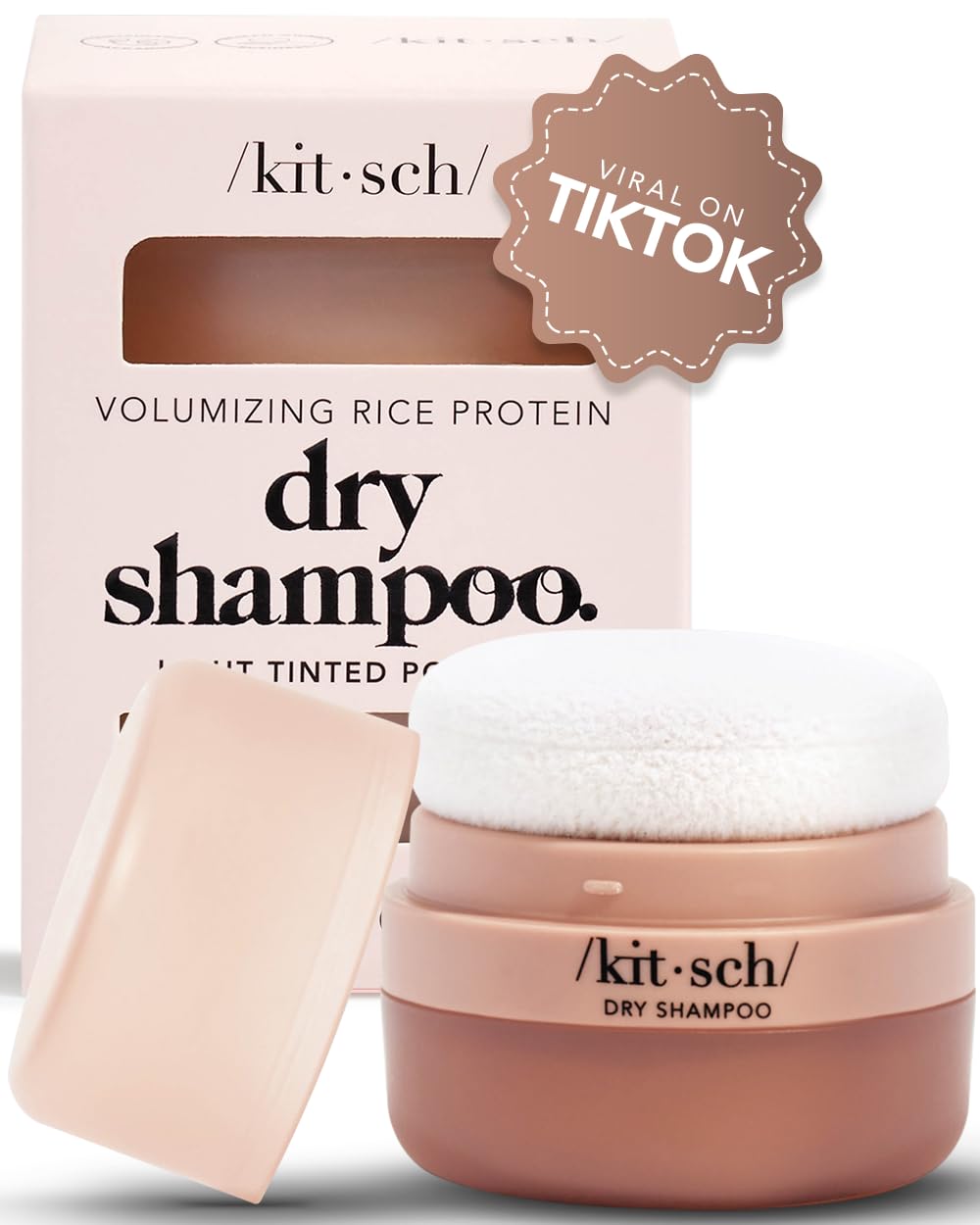 Kitsch Dry Shampoo Powder with Rice Protein for Women & Men – Volumizing, Unscented, No White Cast, Non Toxic, Organic, Paraben & Benzene Free, Non Aerosol for Oily & Light Hair, Travel Size – 8g Kitsch Dry Shampoo Powder with Rice Protein for Women & Men – Volumizing, Unscented, No White Cast, Non Toxic, Organic, Paraben & Benzene Free, Non Aerosol for Oily & Light Hair, Travel Size – 8g