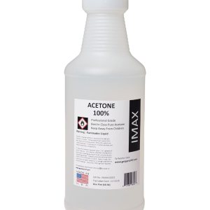 100% Pure Acetone 1 Pint – Strong Fast Acting Nail Polish Remover for Home & Commercial Applications – Removes Polish frm Natural, Gel, Shellac Nails & Dip Nails – 16 oz
