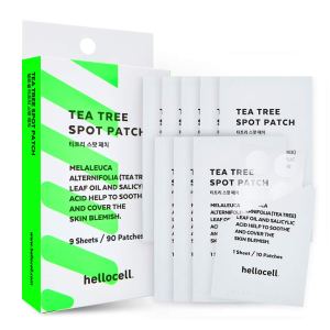 Tea Tree Spot Patch 90 dots – small, invisible, bandaids, Salicylic Acid, Acne, blemishes, Spot, Cover, Acne, Pimple, Blemish, Face, Stickers, 0.55 Inch, Patches