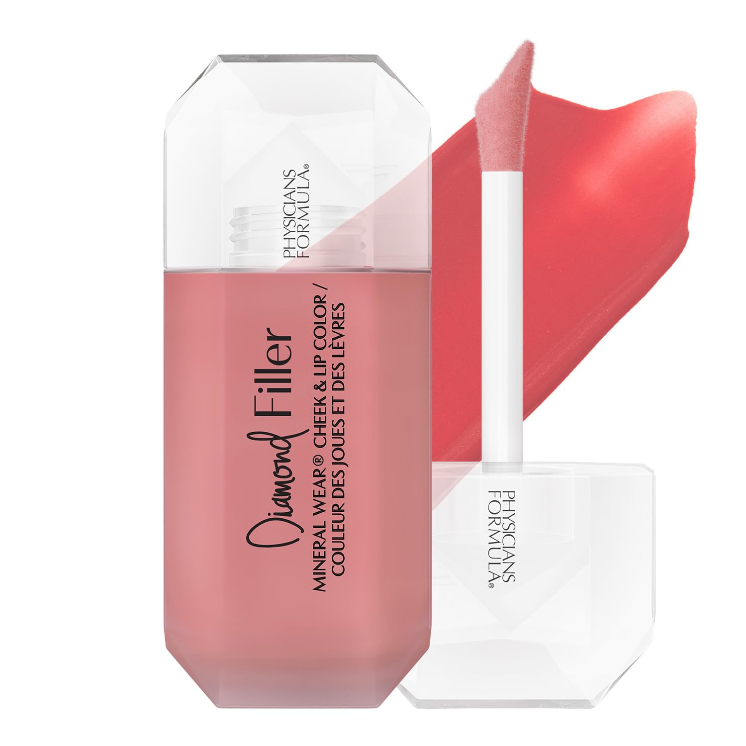 Physicians Formula Mineral Wear®Diamond Filler Cheek & Lip Color, Serum-to-Cream Multi-Use Liquid Blush Formula, Plumps & Smooths for Fuller Looking Cheeks & Lips, Monochromatic Look – Brilliant Peach Physicians Formula Mineral Wear®Diamond Filler Cheek & Lip Color, Serum-to-Cream Multi-Use Liquid Blush Formula, Plumps & Smooths for Fuller Looking Cheeks & Lips, Monochromatic Look – Brilliant Peach