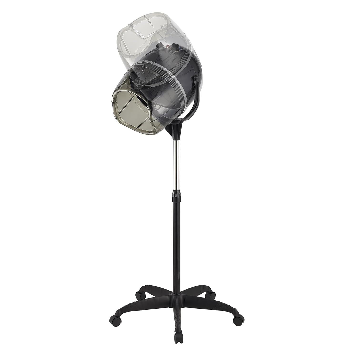 Y-NOT Professional Hairdryer Height Adjustable Hooded Stand Up Bonnet Hair Dryer, Floor Standing Rolling Base with Wheels for Beauty Salon Equipment Home Spa Y-NOT Professional Hairdryer Height Adjustable Hooded Stand Up Bonnet Hair Dryer, Floor Standing Rolling Base with Wheels for Beauty Salon Equipment Home Spa