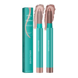 Eyeshadow Stick – Eye Shadow Brightener Stick Waterproof Glitter Highlighter Eye Liner, Shimmer Creamy Long Lasting Eyeshadow Pencil Eye Makeup(2PCS)