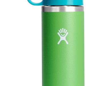 HYDRO FLASK Kids Water Bottle Jr. Stainless Steel Insulated With Straw Cap for Water, Milk, Juice, School, Camp, Sport, Play and Lunch, Easy to Clean, Leak-Resistant