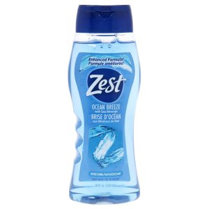 Zest Body Wash – Enriched with Sea Minerals – Invigorating Scent – Hydrating Body Soap – Suitable for All Skin Types – Ocean Breeze – 18 oz