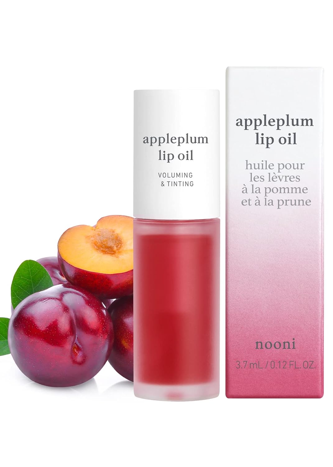 NOONI Korean Lip Oil – Appleplum | Lip Stain, Gift, Long-Lasting, Moisturizing, Plumping, Revitalizing for Dry Lips, Waterproof, No Peel Off, Korean Lip Tint, Red Tinted Lips, 0.12 Fl Oz NOONI Korean Lip Oil – Appleplum | Lip Stain, Gift, Long-Lasting, Moisturizing, Plumping, Revitalizing for Dry Lips, Waterproof, No Peel Off, Korean Lip Tint, Red Tinted Lips, 0.12 Fl Oz