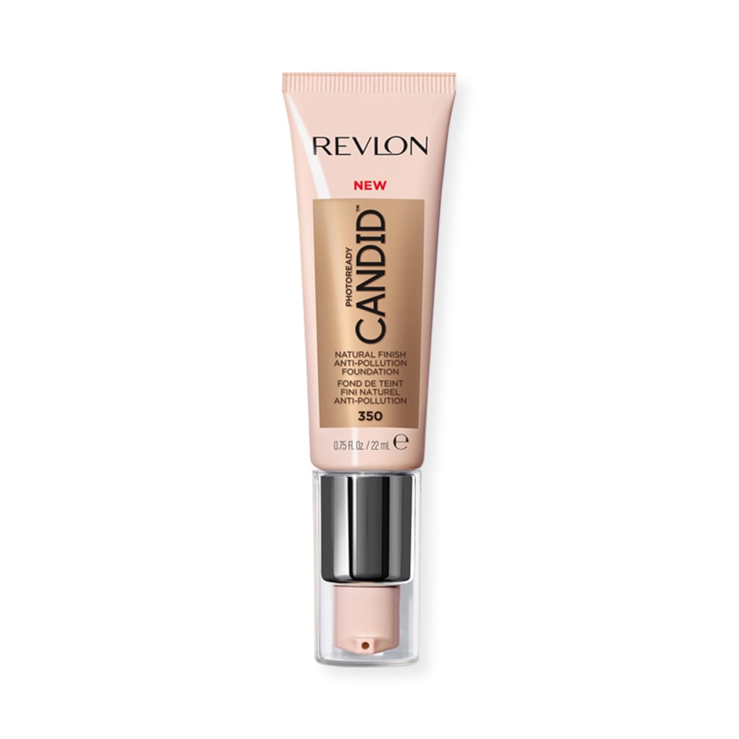 Revlon PhotoReady Candid Natural Finish Foundation, with Anti-Pollution, Antioxidant, Anti-Blue Light Ingredients, 350 Natural Tan, 0.75 fl. oz. Revlon PhotoReady Candid Natural Finish Foundation, with Anti-Pollution, Antioxidant, Anti-Blue Light Ingredients, 350 Natural Tan, 0.75 fl. oz.