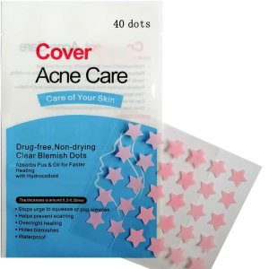 Acne Pimple Patch , Hydrocolloid Absorbing Patch Clear Acne Stickers (2 Sheets/40Patchs)
