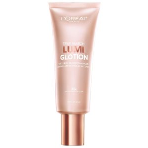 L’Oreal Paris Makeup True Match Lumi Glotion, Natural Glow Enhancer, Illuminator Highlighter Skin Tint, for an All Day Radiant Glow, Light, 1.35 Ounces