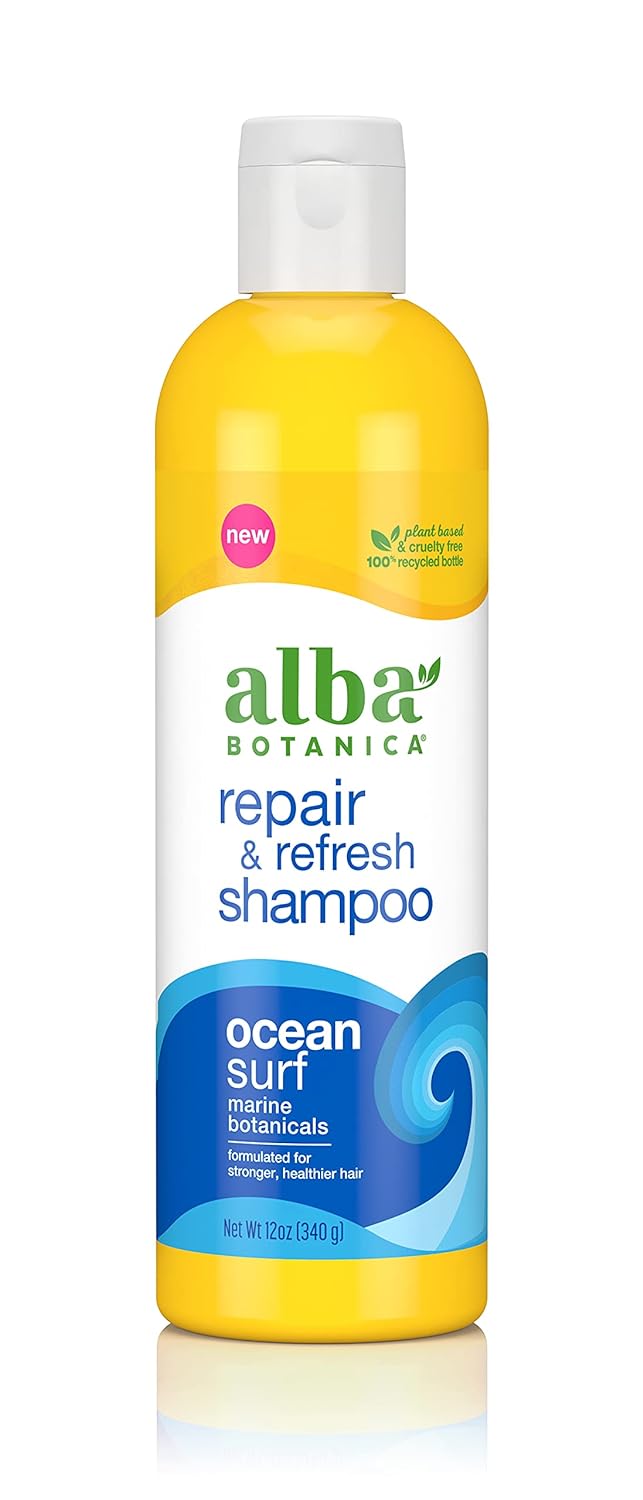 Alba Botanica Repair & Refresh Shampoo, Ocean Surf, 12 Oz Alba Botanica Repair & Refresh Shampoo, Ocean Surf, 12 Oz