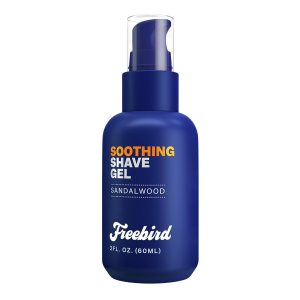 Freebird Shave Gel for Men – 60mL Ultra Smooth, Sensitive Skin Formula Ideal for Precision Shaving, Non-Foaming, Hydrating with Aloe Vera, Enhanced Glide, Travel Size, Compatible with All Razor Types