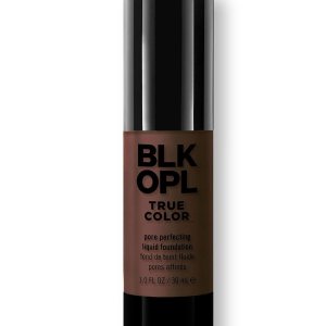 BLK/OPL TRUE COLOR Pore Perfecting Liquid Foundation, Black Walnut — enriched with Vitamins C & E, paraben-free, fragrance-free, cruelty-free
