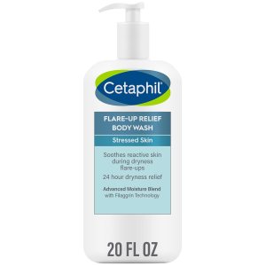 Cetaphil Body Wash, NEW Flare-Up Relief Body Wash with Colloidal Oatmeal to Help Soothe and Condition Ultra-Dry, Stressed, Sensitive Skin, 20 oz