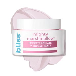 Bliss Mighty Marshmallow Bright & Radiant Whipped Mask – Brightening & Hydrating Face Mask – 1.7 Oz – Luminious Skin – Clean – Vegan & Cruelty-Free – All Skin Types