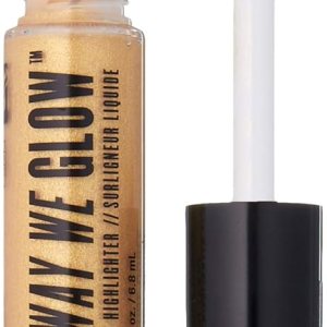 NYX Professional Makeup Away We Glow Liquid Highlighter, Golden Hour, 0.22 Fluid Ounce