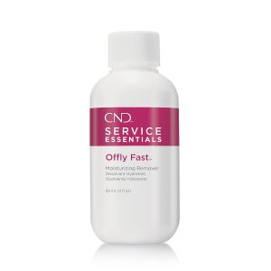 CND OFFLY FAST MOISTURIZING REMOVER with macadamia and vitamin E oils, Safely removes CND SHELLAC & CND VINYLUX Polish