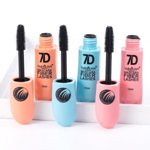 Mascara, 3 PCS, 7D Black False Lash Effect Volume Nature, Lengthening Waterproof Smudge-Proof Mascara, Long-Lasting 24 Hour, Lash Building for Volume Glam Lashes