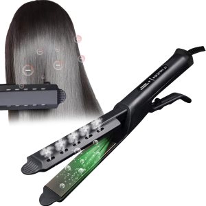1pcs Kobeena Hair Straightener, 2023 Best Kobeena Tourmaline Ionic Flat Iron,Professional Hair Straightener Adjustable Temperature for All Hair Types