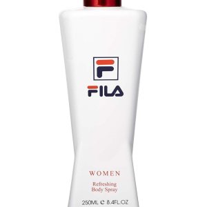 FILA Refreshing Body Spray for Women – Aquatic, Energizing Designer Body Spray Fragrance – Notes Of Mandarin And Passion Fruit – Intense, Long Lasting Scent, Streamlined White Bottle – 8.4 Oz