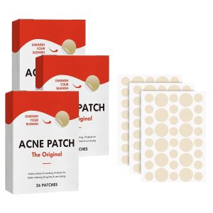 Pimple Patches for Face, Hydrocolloid Acne Patches Zit Patches for Face Acne Spot Patch Cystic Acne Stickers Blemish Hydrocolloid Patches for all Skin Type (108)