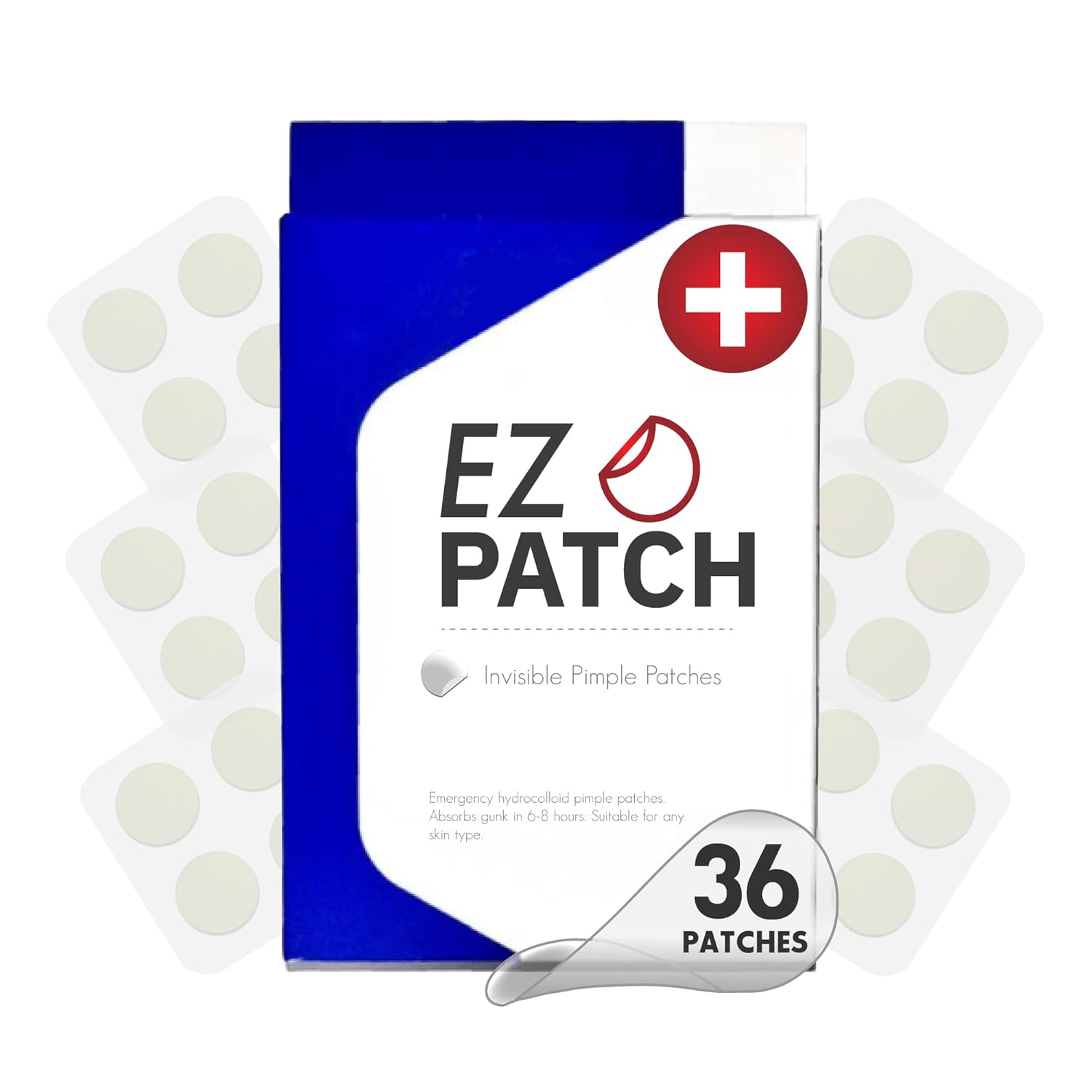 Pimple Patches for Face- Hydrocolloid Acne Patches for Covering Zits and Blemishes, Invisible, Safe for All Skin Types, Vegan-Friendly (36 Count) Pimple Patches for Face- Hydrocolloid Acne Patches for Covering Zits and Blemishes, Invisible, Safe for All Skin Types, Vegan-Friendly (36 Count)