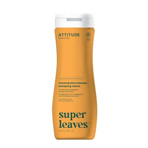 ATTITUDE Volume And Shine Hair Shampoo, EWG Verified, Dermatologically Tested, Plant- and Mineral-Based, Vegan Beauty Products, Soy Protein And Cranberries, 16 Fl Oz