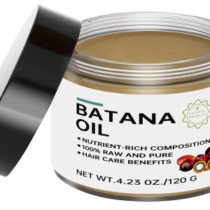 Batana Oil for Hair Growth 100% Natural Raw and Pure Batana Oil Sebi Organic Hair Oil Prevent Hair Loss Moisturize Scalp Enhances Hair Thickness for Men & Women 4.23 oz