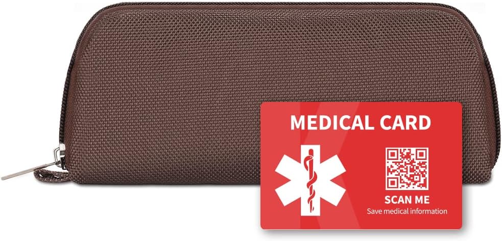 Insulin Pen Travel Case Diabetic Supplies Travel Case Organizer Diabetes Bag with Medical QR Tag Reserved Important Information, Anti-Lost Insulin Pen Travel Case Diabetic Supplies Travel Case Organizer Diabetes Bag with Medical QR Tag Reserved Important Information, Anti-Lost