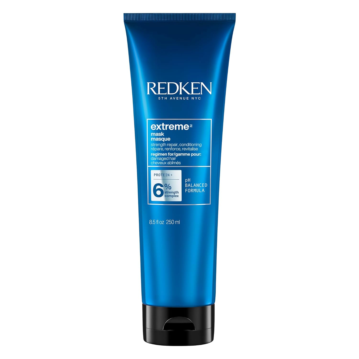 Redken Extreme Mask | Hair Mask for Damaged, Brittle Hair | Fortifies & Strengthens Distressed Hair | 8.5 Fl. Oz. (Pack of 1) Redken Extreme Mask | Hair Mask for Damaged, Brittle Hair | Fortifies & Strengthens Distressed Hair | 8.5 Fl. Oz. (Pack of 1)