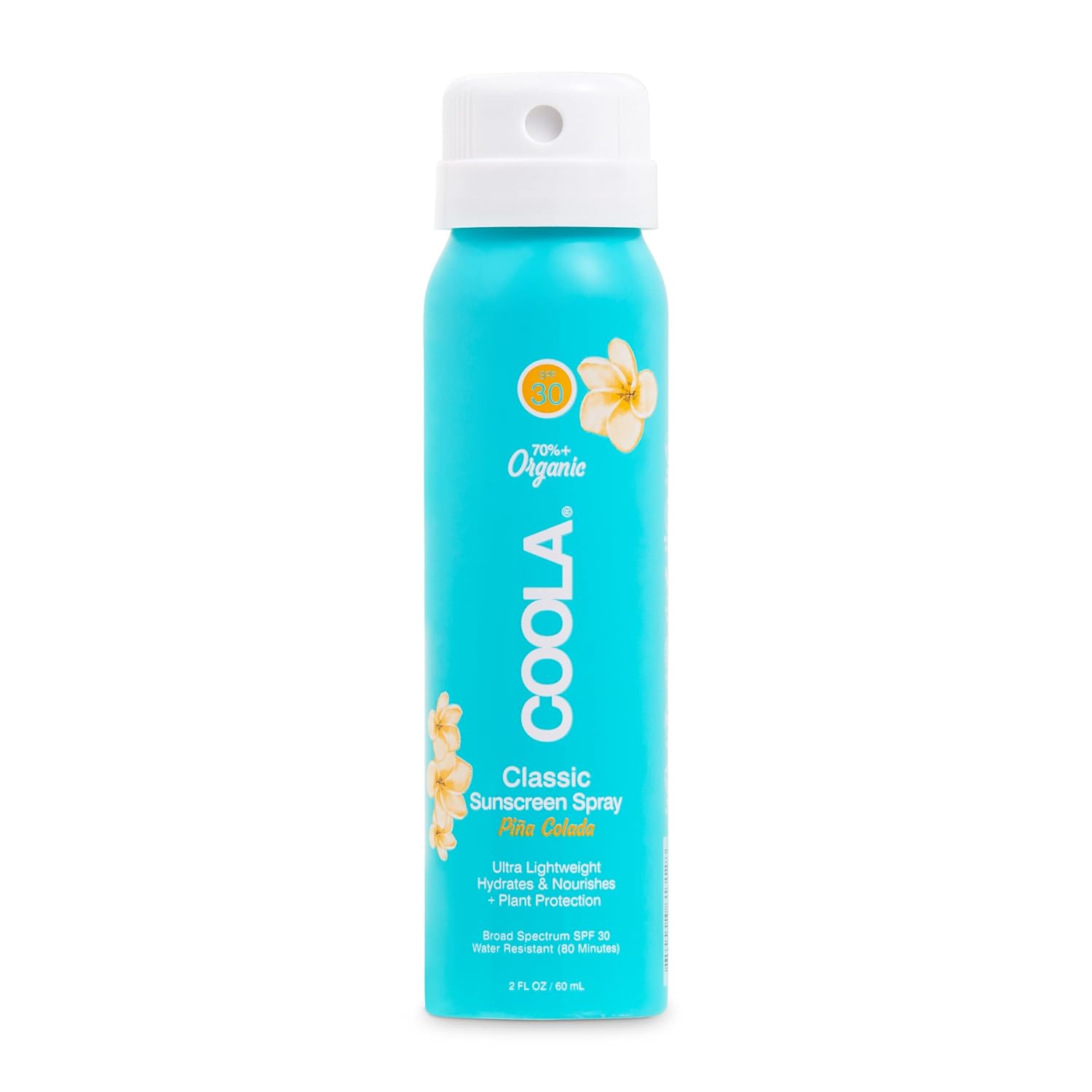 COOLA Organic Sunscreen SPF 30 Sunblock Spray, Dermatologist Tested Skin Care for Daily Protection, Vegan and Gluten Free, Piña Colada COOLA Organic Sunscreen SPF 30 Sunblock Spray, Dermatologist Tested Skin Care for Daily Protection, Vegan and Gluten Free, Piña Colada