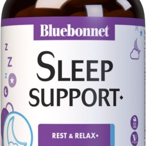 Bluebonnet Nutrition Targeted Choice Sleep Support, Rest & Relaxation Whole Food-Based Formula, Soy-Free, Gluten-Free, Kosher, Non-GMO, Dairy-Free, Vegan, 30 Vegetable Capsules