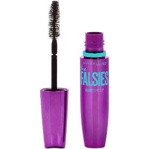 Maybelline Volum’ Express Falsies Volumizing, Washable Mascara, Blackest Black, 1 Count