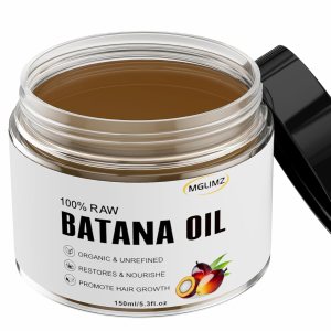 Batana Oil for Hair Growth,100% Raw Batana Oil Prevent Hair Loss,Organic Dr. Sebi Batana Oil from Honduras Repair Splitting, Drying and Injuring Hair, Natural Hair Oil for Thicker Fuller Hair-5.3 OZ