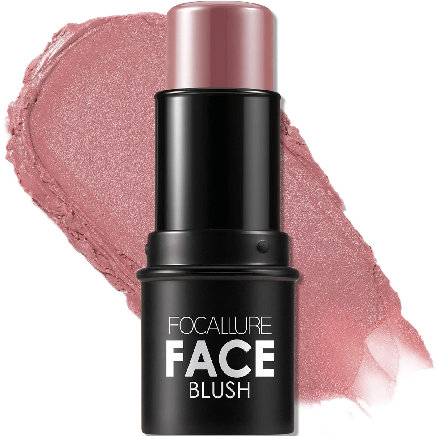 FOCALLURE Cream Blush Makeup,Buildable Blush Stick for Cheeks,Matte and Dewy Finish,Long Wearing,Easy Application,Lightweight Multi Stick,ROSE FLUSH FOCALLURE Cream Blush Makeup,Buildable Blush Stick for Cheeks,Matte and Dewy Finish,Long Wearing,Easy Application,Lightweight Multi Stick,ROSE FLUSH