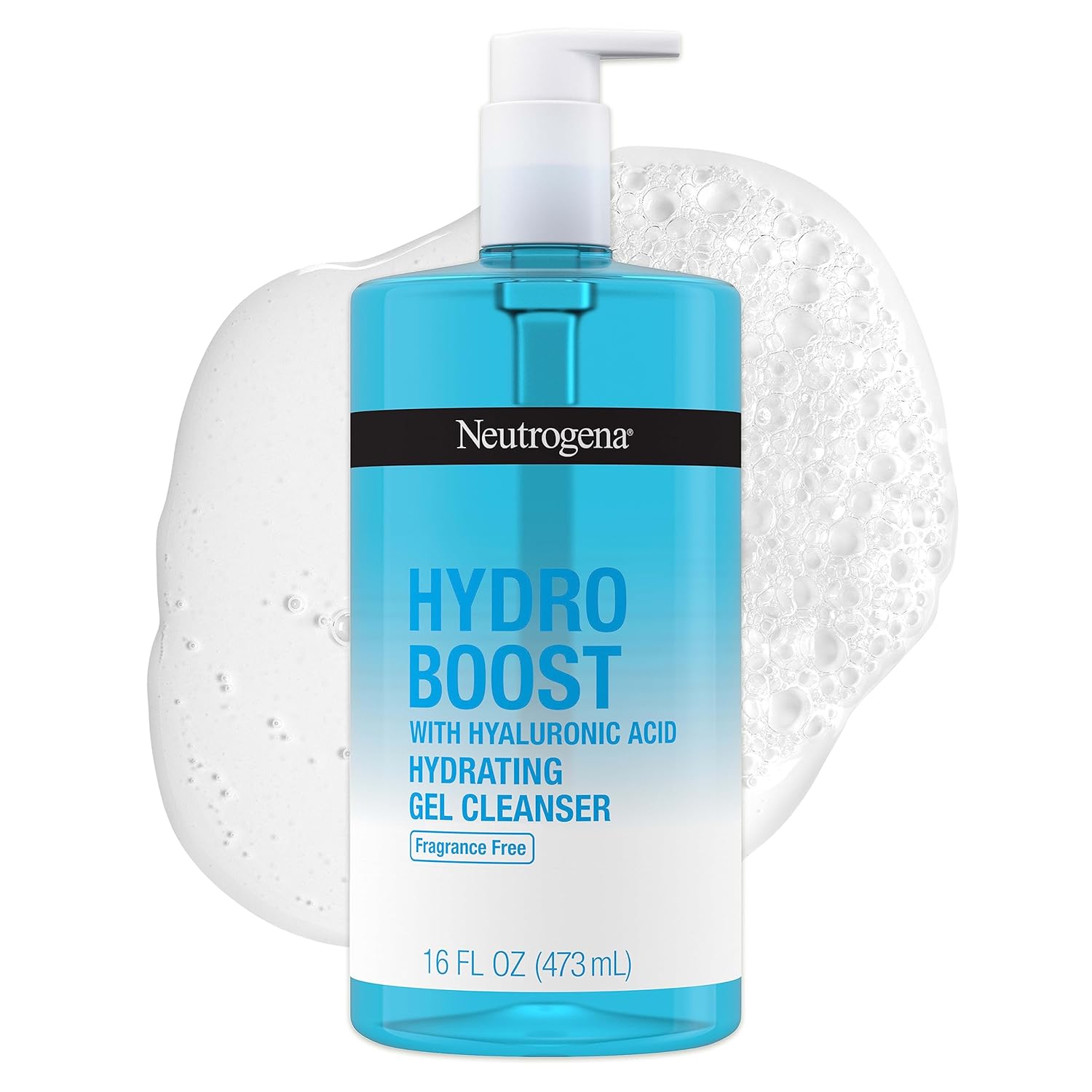 Neutrogena Hydro Boost Fragrance Free Hydrating Gel Facial Cleanser with Hyaluronic Acid, Daily Foaming Face Wash & Makeup Remover, Gentle Face Wash, Non-Comedogenic, 16 fl. oz Neutrogena Hydro Boost Fragrance Free Hydrating Gel Facial Cleanser with Hyaluronic Acid, Daily Foaming Face Wash & Makeup Remover, Gentle Face Wash, Non-Comedogenic, 16 fl. oz