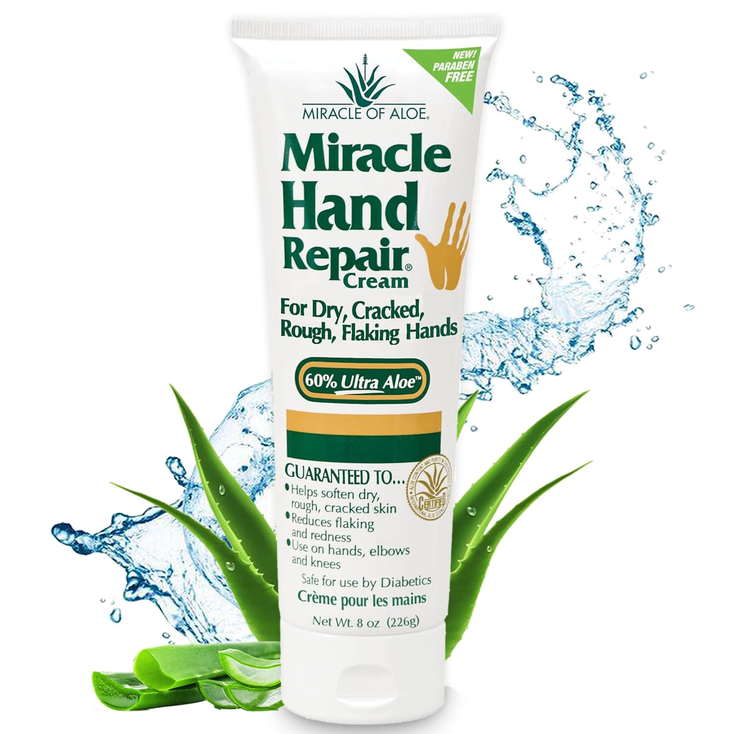 Miracle of Aloe’s Miracle Hand Repair Cream 8 oz Healing Aloe Vera Lotion for Dry, Cracked Hands with 60% Ultra Aloe Gel – Moisturizes, Softens, and Repairs – Non-Greasy, Lightly Scented Miracle of Aloe’s Miracle Hand Repair Cream 8 oz Healing Aloe Vera Lotion for Dry, Cracked Hands with 60% Ultra Aloe Gel – Moisturizes, Softens, and Repairs – Non-Greasy, Lightly Scented