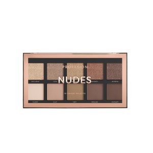 Profusion Cosmetics 10 Shade Eyeshadow Palette – High Pigmented Multi-Finish Colors, Vegan & Cruelty-Free, Create Stunning Looks On-the-Go – Travel-Friendly & Versatile Makeup, Nudes