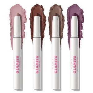 Eyeshadow, 4 Colors Eyeshadow Stick Set,Colorful Glitter Eyeshadow Stick Set Waterproof Long Lasting High Pigmented Eye Shadow,Matte Professional Bright-colored Eye Shadow(Eyeshadow-D)