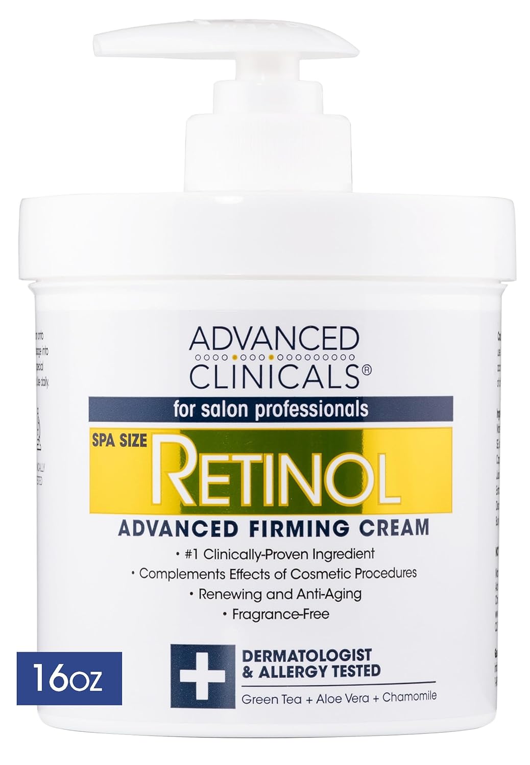 Advanced Clinicals Retinol Body Lotion Moisturizer Face Lotion & Body Cream | Crepey Skin Care Treatment Targets Look Of Crepe Skin, Wrinkles, Sagging Skin, & Sun Damaged Skin, 16 Oz Advanced Clinicals Retinol Body Lotion Moisturizer Face Lotion & Body Cream | Crepey Skin Care Treatment Targets Look Of Crepe Skin, Wrinkles, Sagging Skin, & Sun Damaged Skin, 16 Oz