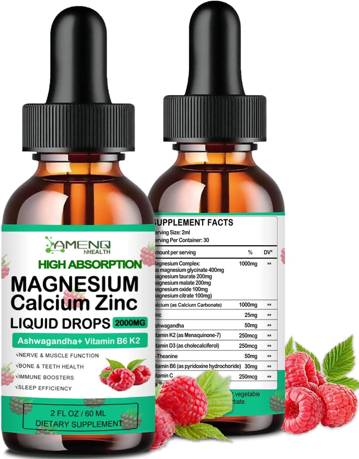 Calcium Magnesium Zinc D3 Supplement, Liquid Calcium 1000mg Magnesium Glycinate 400mg with Vitamin D3 K2 C, Extra Strength Liquid Magnesium Calcium Supplement for Bone, Muscle, Immune, Mood, Sleep Calcium Magnesium Zinc D3 Supplement, Liquid Calcium 1000mg Magnesium Glycinate 400mg with Vitamin D3 K2 C, Extra Strength Liquid Magnesium Calcium Supplement for Bone, Muscle, Immune, Mood, Sleep