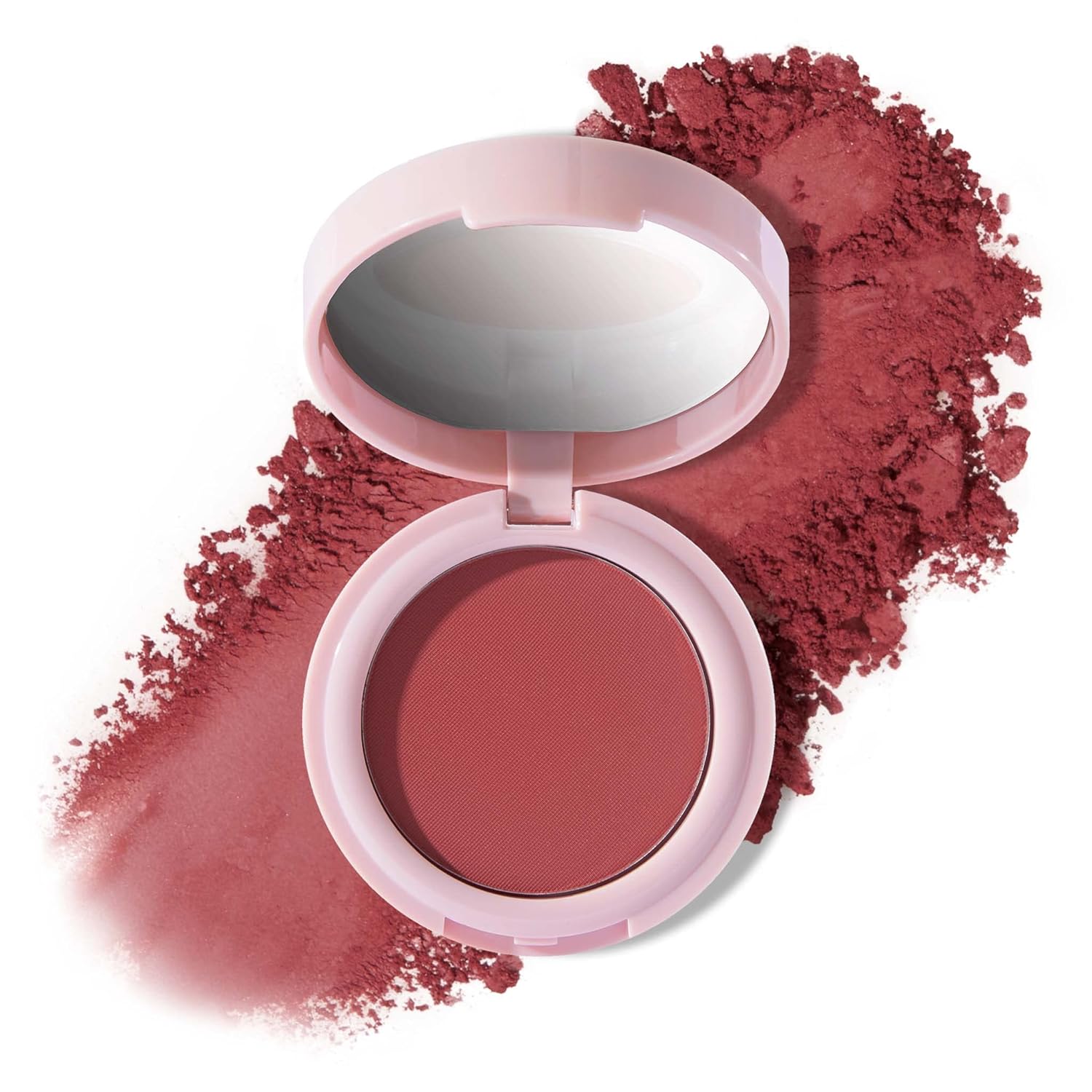 Mally Beauty Bulletproof Powder Blush – Robust Rose – Long-Lasting Flush of Color – Compact Blush Powder Makeup – Matte Finish Mally Beauty Bulletproof Powder Blush – Robust Rose – Long-Lasting Flush of Color – Compact Blush Powder Makeup – Matte Finish