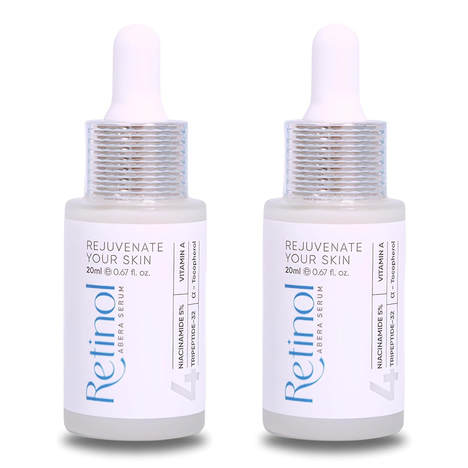 ABERA Retinol Serum, Anti-Aging Serum for Deep Wrinkles, Fine Lines & Large Pores, Enhances Skin Tone, Improves Complexion, Skincare for All Skin Types (Set 2) ABERA Retinol Serum, Anti-Aging Serum for Deep Wrinkles, Fine Lines & Large Pores, Enhances Skin Tone, Improves Complexion, Skincare for All Skin Types (Set 2)