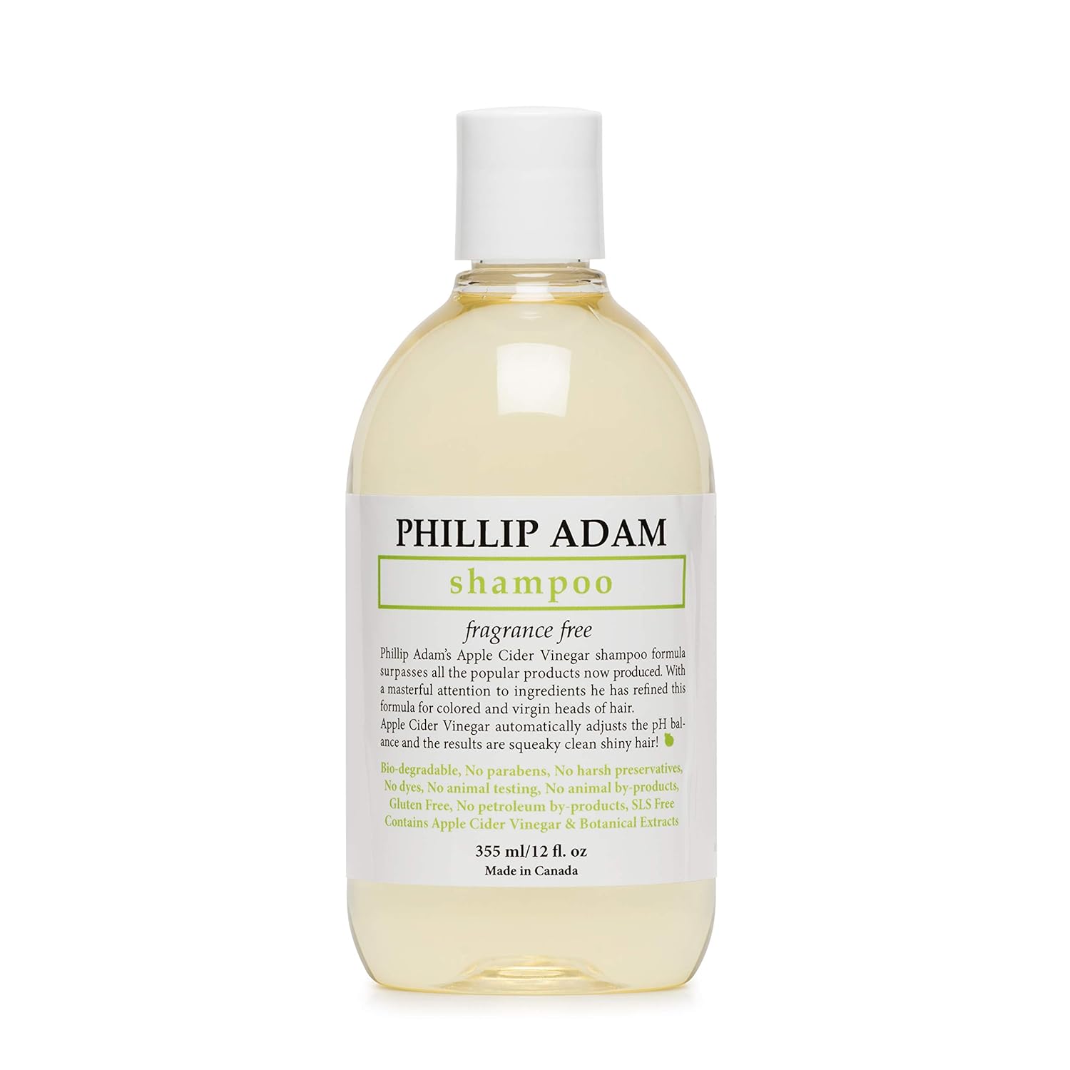 Phillip Adam Fragrance Free Shampoo – Sulfate Free and Paraben Free – Balances pH of Hair and Scalp – 12 Ounce Phillip Adam Fragrance Free Shampoo – Sulfate Free and Paraben Free – Balances pH of Hair and Scalp – 12 Ounce