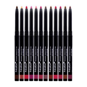 12 Colors Retractable Waterproof Lip Liner Set, Roll It Up Auto Lip Pencil, Long Lasting Fade Resistant