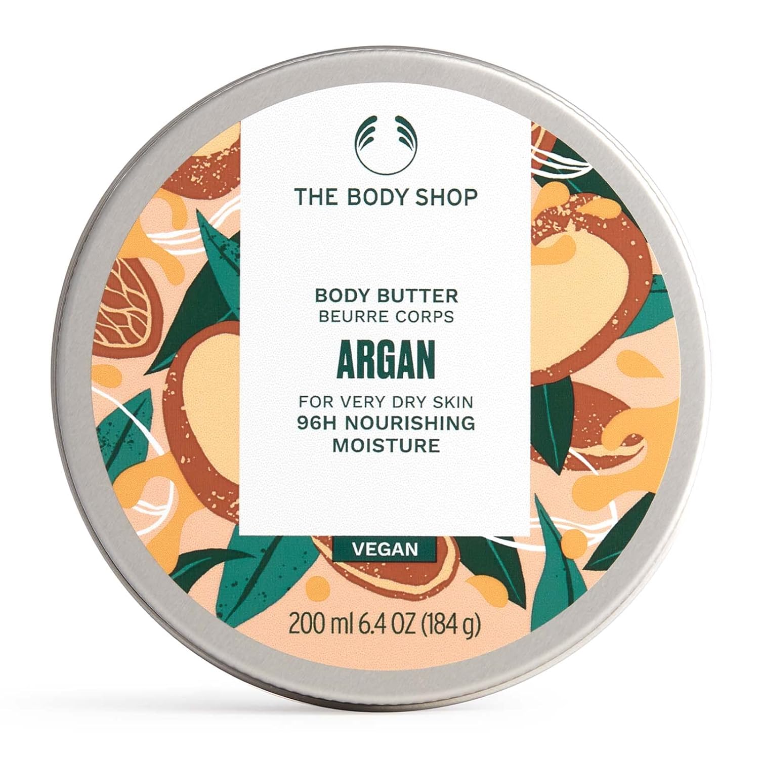 The Body Shop Argan Body Butter – Nourishing & Moisturizing Skincare for Very Dry Skin – Vegan – 6.4 oz The Body Shop Argan Body Butter – Nourishing & Moisturizing Skincare for Very Dry Skin – Vegan – 6.4 oz