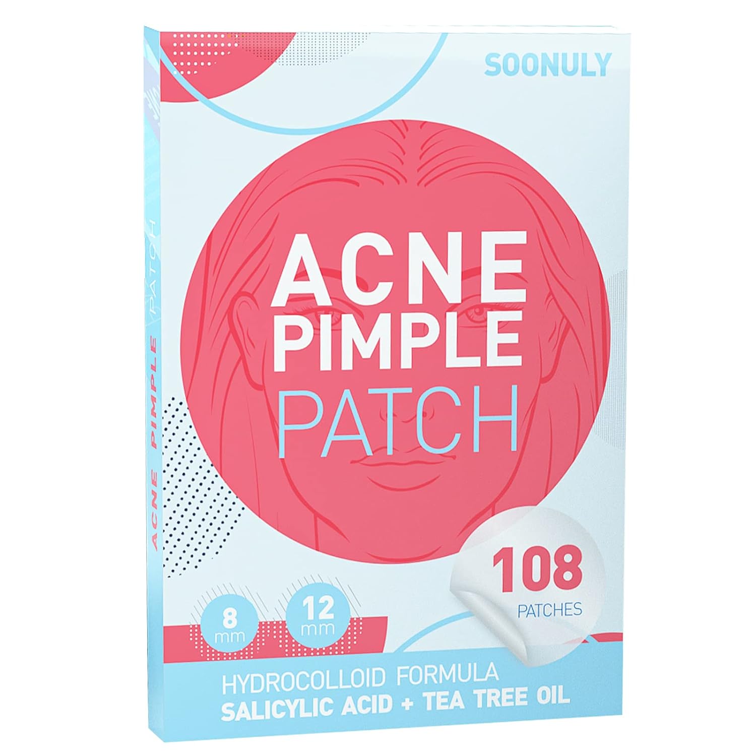 Acne Pimple Patches for Face – 108 Hydrocolloid Acne Patches Salicylic Acid with Tea Tree Oil for Zit Blemish Spot Covers Invisible Pimple Stickers Not Tested on Animals Acne Pimple Patches for Face – 108 Hydrocolloid Acne Patches Salicylic Acid with Tea Tree Oil for Zit Blemish Spot Covers Invisible Pimple Stickers Not Tested on Animals